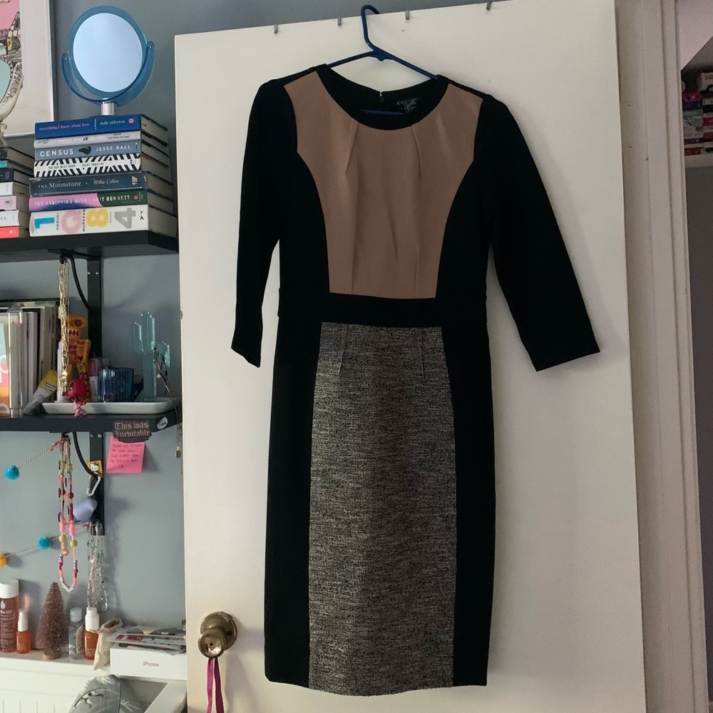 Etcetera // Color-Block Sheath Office Dress